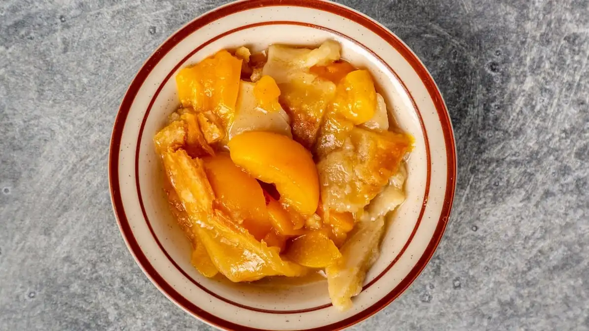 Peach Cobbler.
